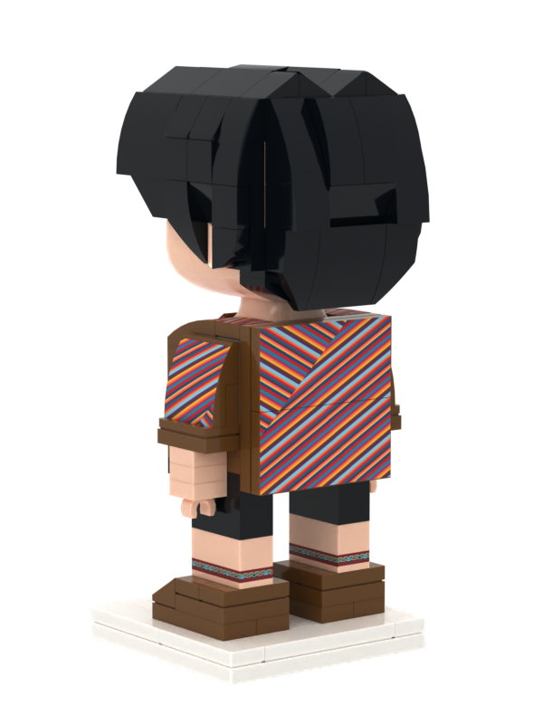 Perusino als Baustein-Figur – Frech, laut und endlich da.