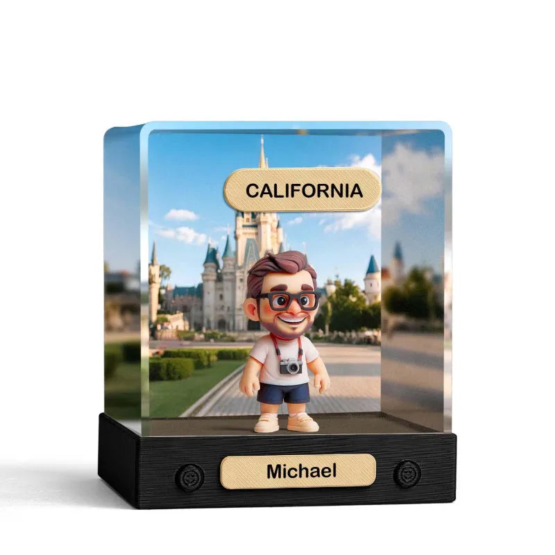 Custom 3D Mini Figur aus deinem Foto – mit Acrylbox