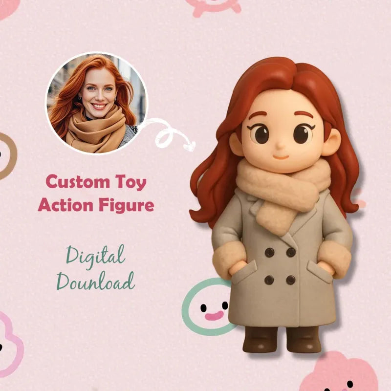 Personalisierte 3D Mini-Figur aus Foto – Einzigartige Geschenkidee für Kinder & Erwachsene.