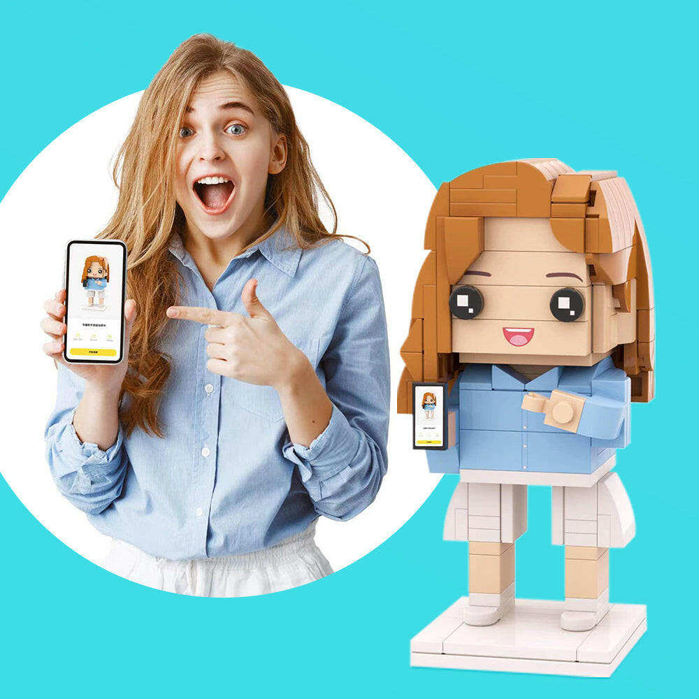 Personalisierte BauSteinFigur nach Foto