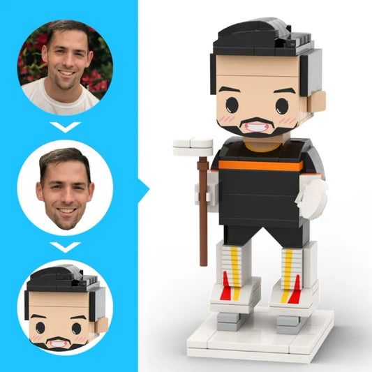 ForeverFig – Personalisierte Brick Figur im Eishockey-Look