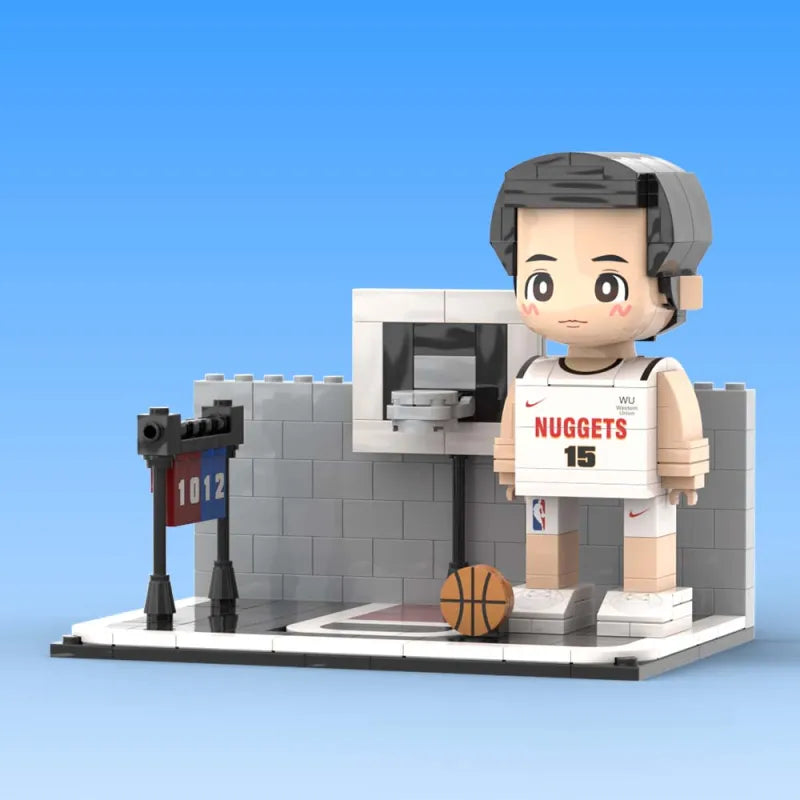 Figura de construcción personalizada de baloncesto (1 persona)