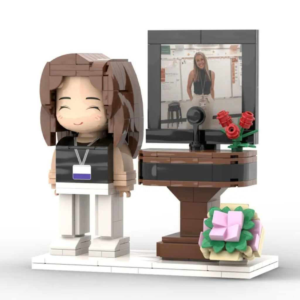 ForeverFig – Personalisierte Brick Figur für Lehrer oder Beruf