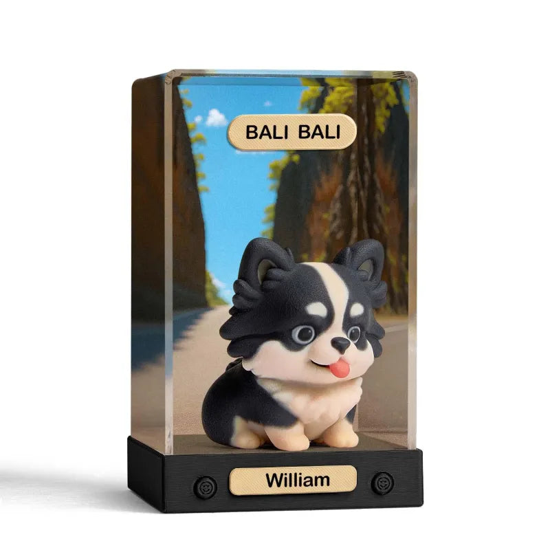 Custom 3D Mini Figur aus deinem Foto – mit Acrylbox