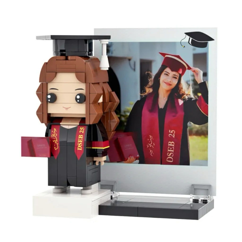 ForeverFig – Personalisierte Brick Figur als Abschlussgeschenk