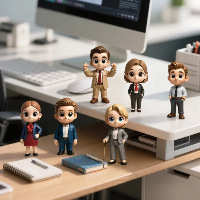 Personalisierte 3D-Mini-Figur – Dein Bild als kleine Figur für den Schreibtisch