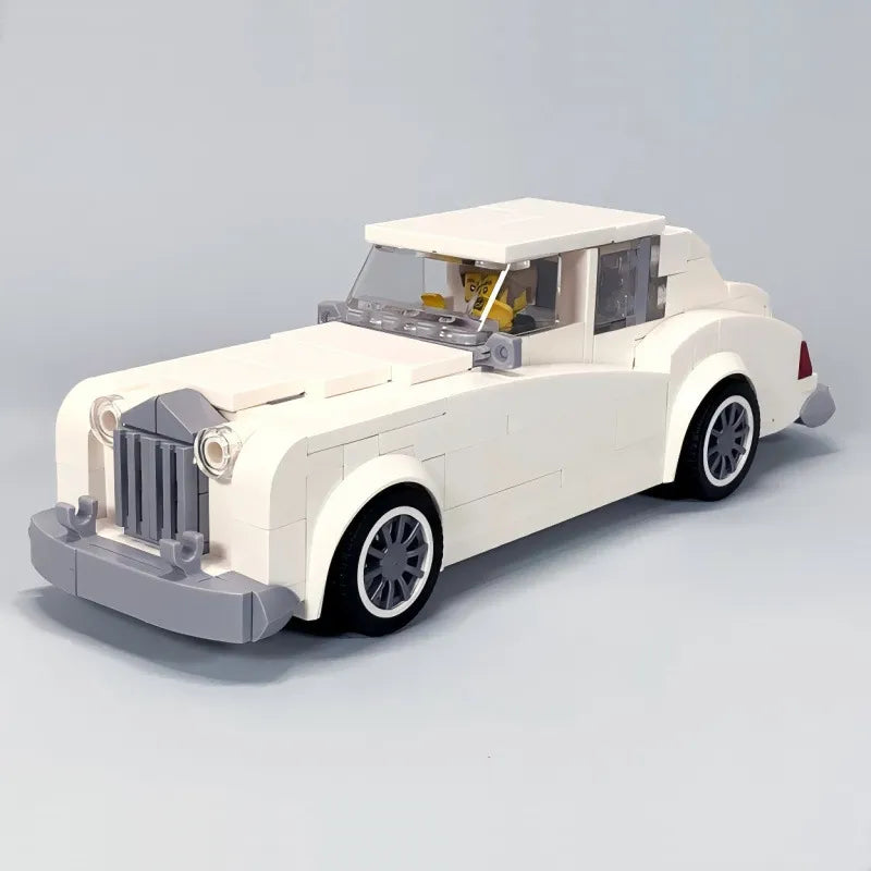 Creative racing car building block set – vehicle construction kit for car fans made from interlocking bricks