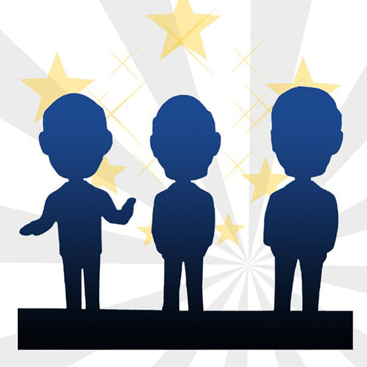 ForeverFig – Personalisierte Wackelkopf-Figuren mit 3 Personen