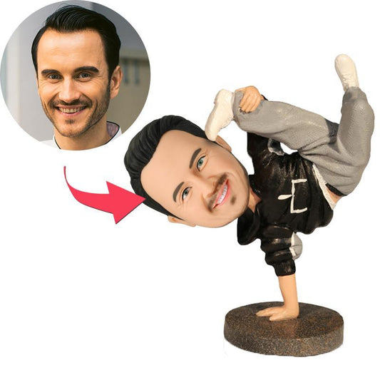 Personalisierter Bobblehead – Hip-Hop Boy – mit Wunschgravur.