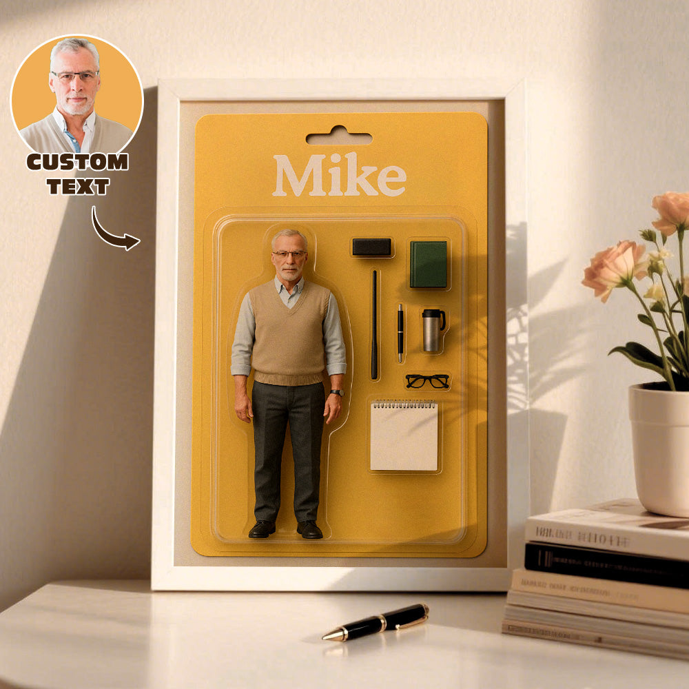 Deine eigene Action-Figur im Bilderrahmen – personalisiert & einzigartig