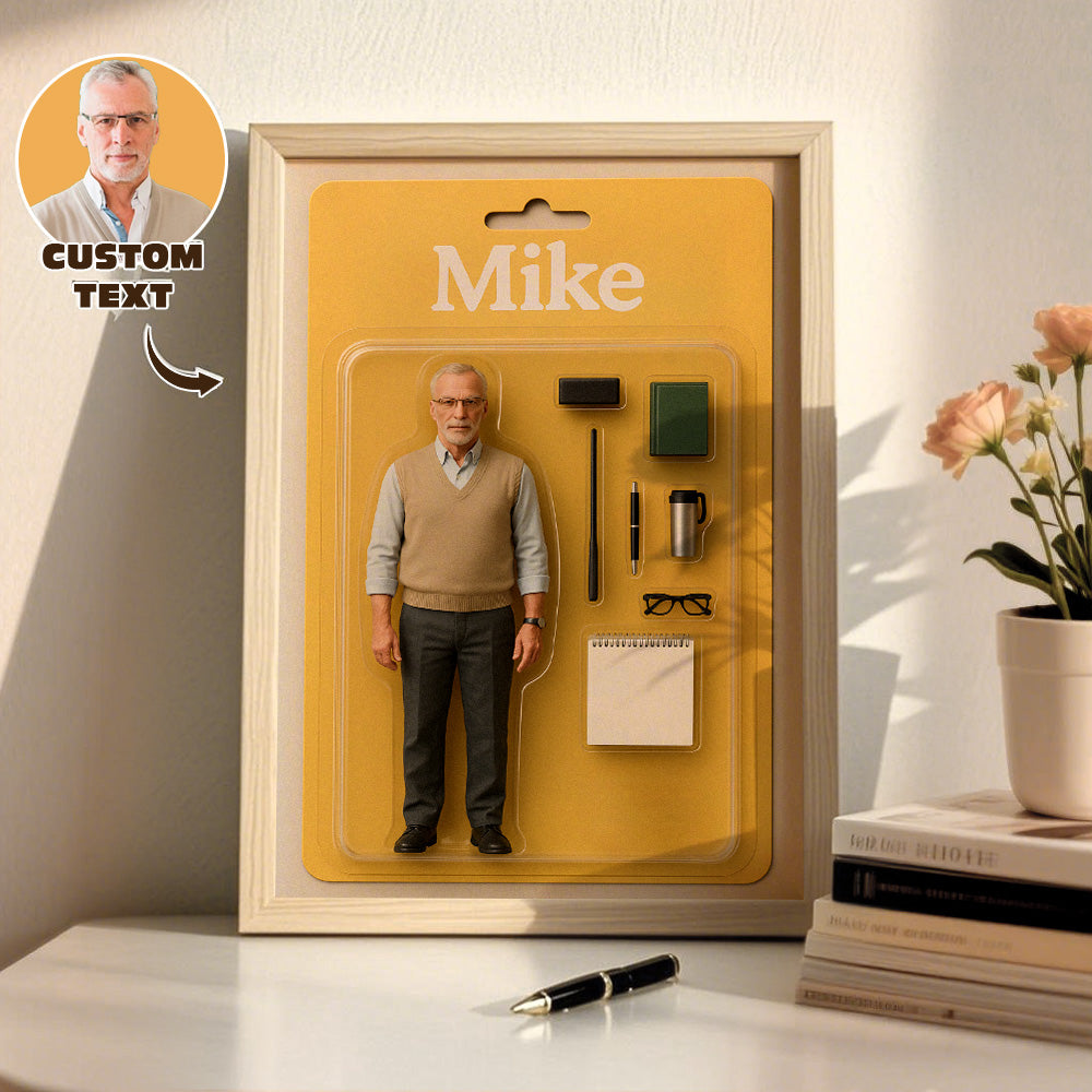 Deine eigene Action-Figur im Bilderrahmen – personalisiert & einzigartig