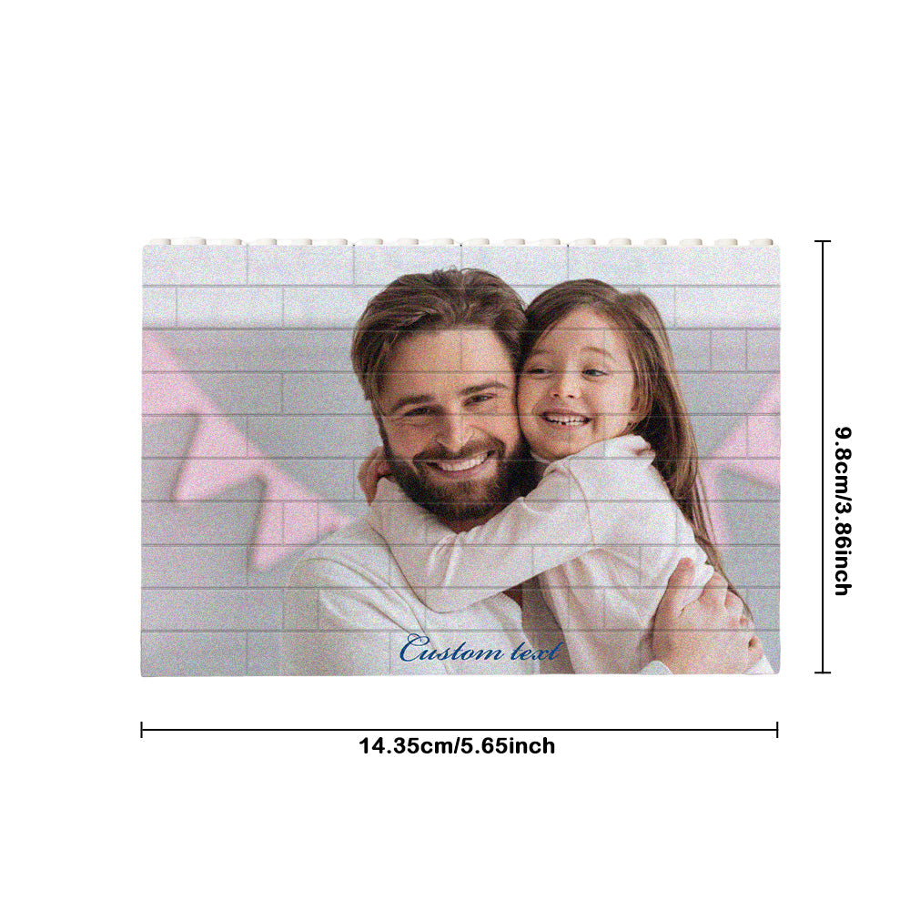 Personalized photo block made of building blocks – Personalized gift for mom