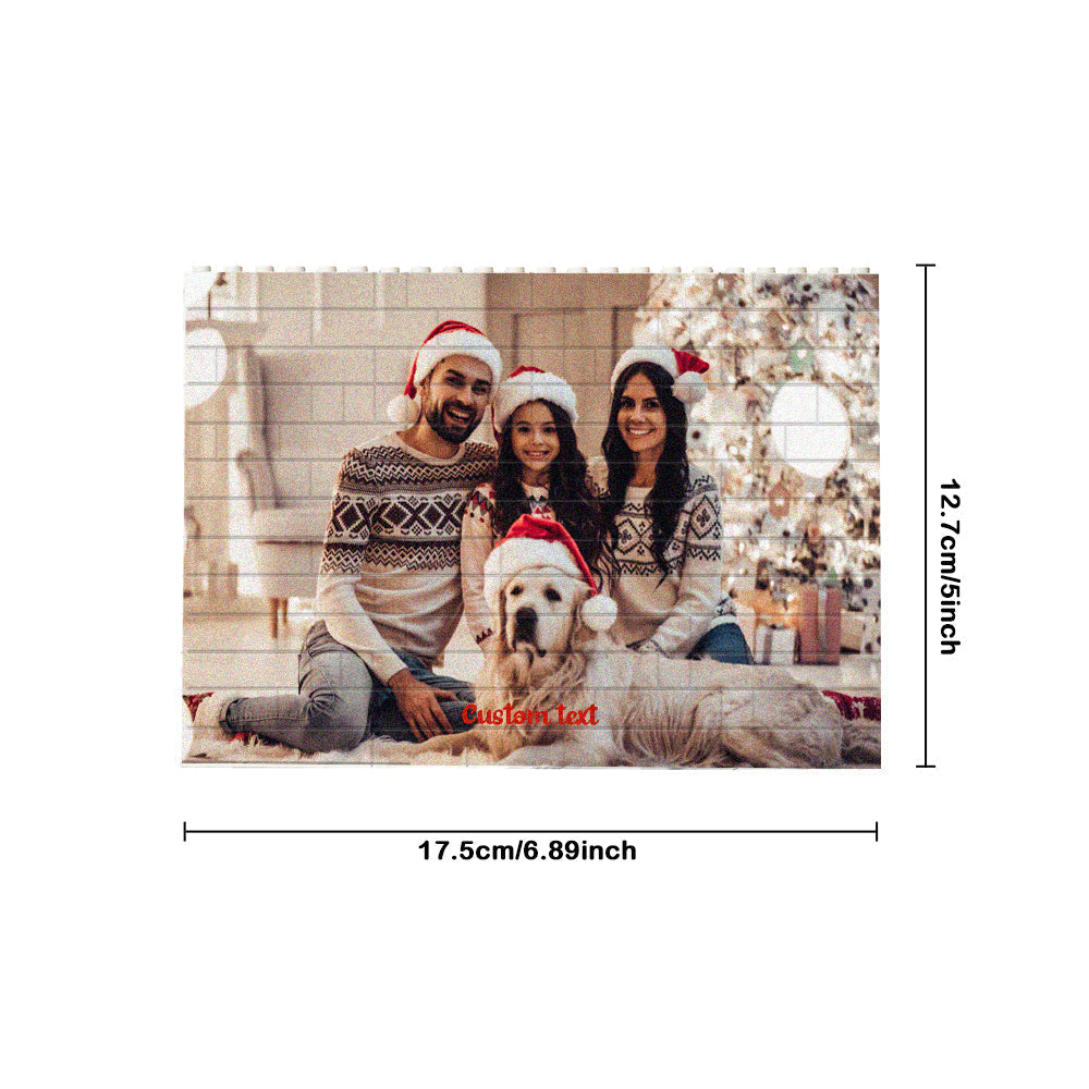 Personalized photo block made of building blocks – Personalized gift for mom