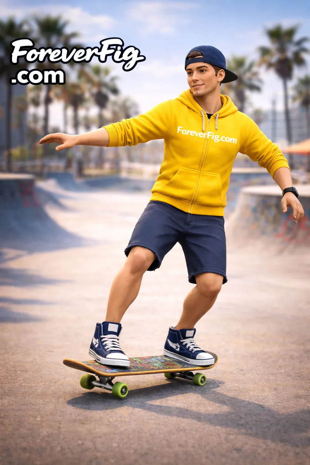 ForeverFig – Skater Figur (3D Druck) - ForeverFig