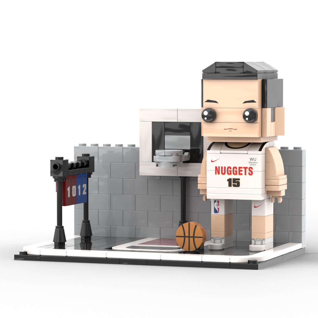 Figura de construcción personalizada de baloncesto (1 persona)