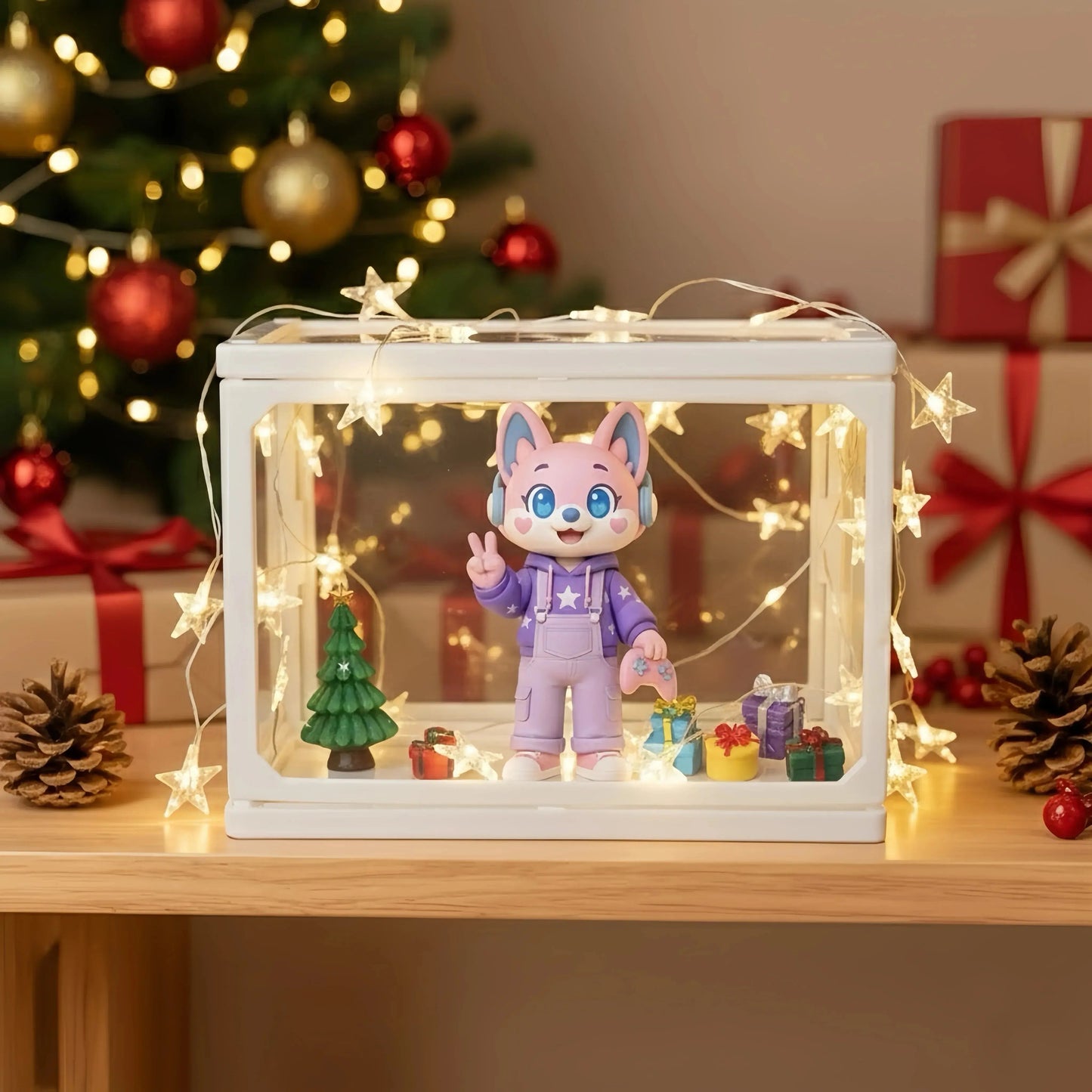 ForeverFig – Personalisierte 3D Mini Figur als Einzelmotiv im Glas-Diorama - ForeverFig