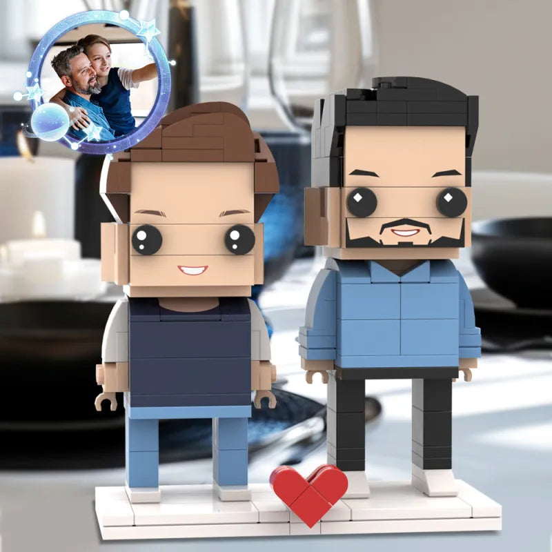 Personalisierte Bausteinfiguren – 2 Personen