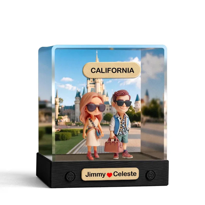 Custom 3D Mini Figur aus deinem Foto – mit Acrylbox