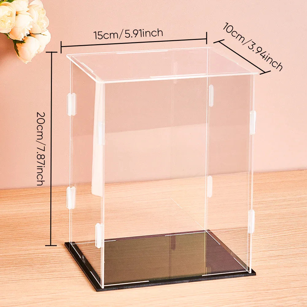 ForeverFig – Staubdichte Acryl-Vitrine für 2 Sammlerfiguren (15 × 15 × 20 cm) - ForeverFig
