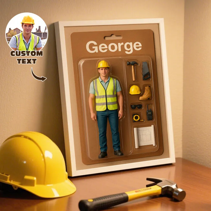 Deine eigene Action-Figur im Bilderrahmen – personalisiert & einzigartig