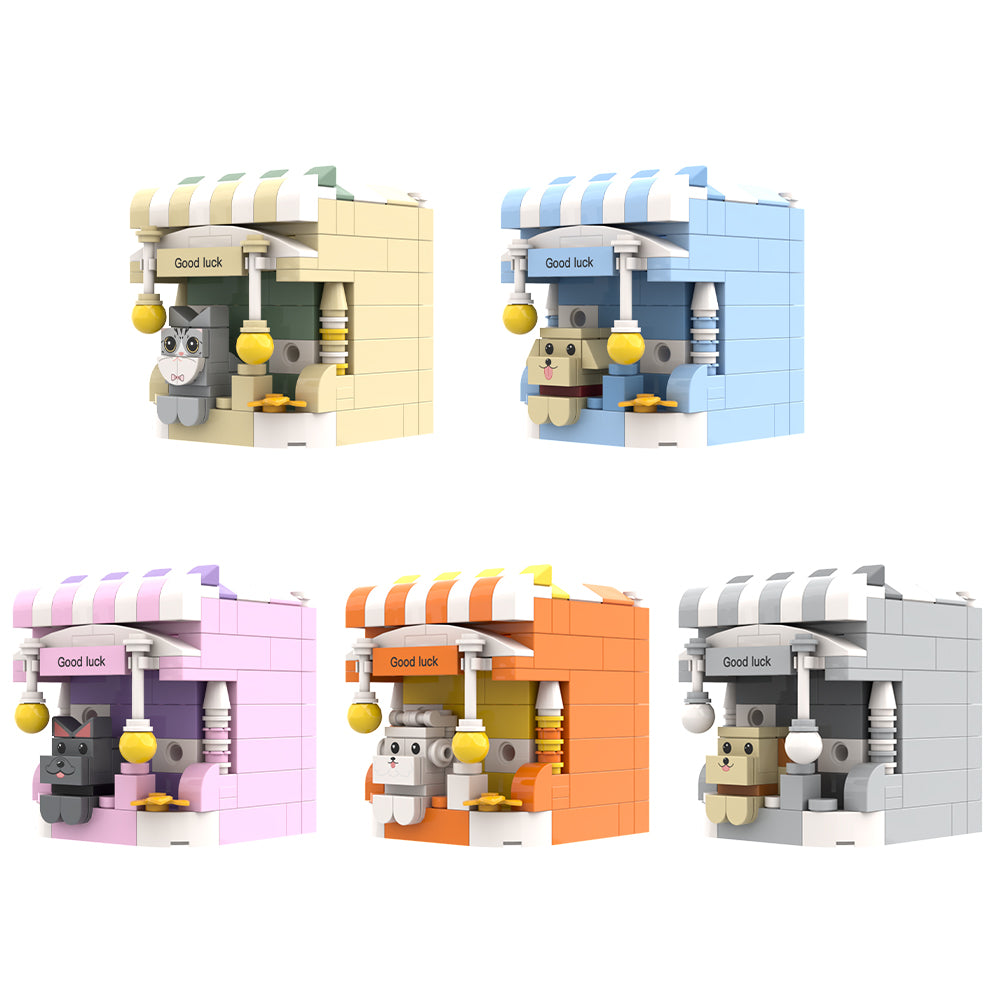 Personalized building block figure with pen holder – individual design for desk and everyday use