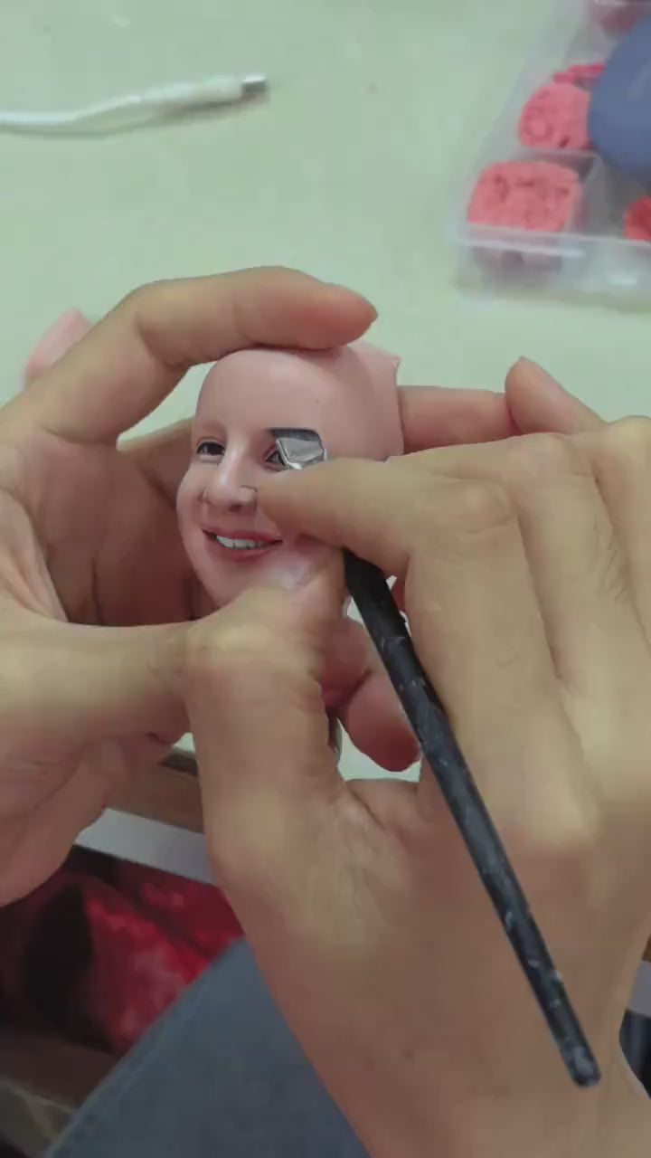 Vollständig personalisierte Wackelkopf Figur – 1 Person – mit Wunschgravur.