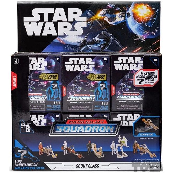 Star Wars Micro Galaxy Mystery Series 1 – Display with 12 pieces for ages 4 and up