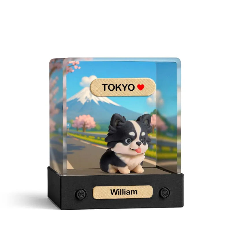 Custom 3D Mini Figur aus deinem Foto – mit Acrylbox