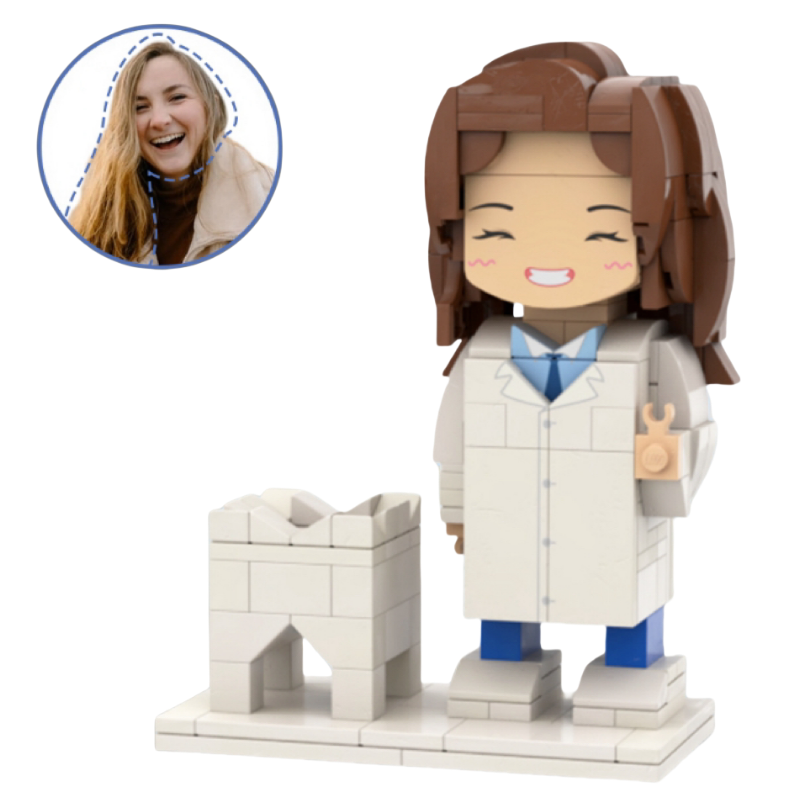 Personalized Brick Figure for Dentists