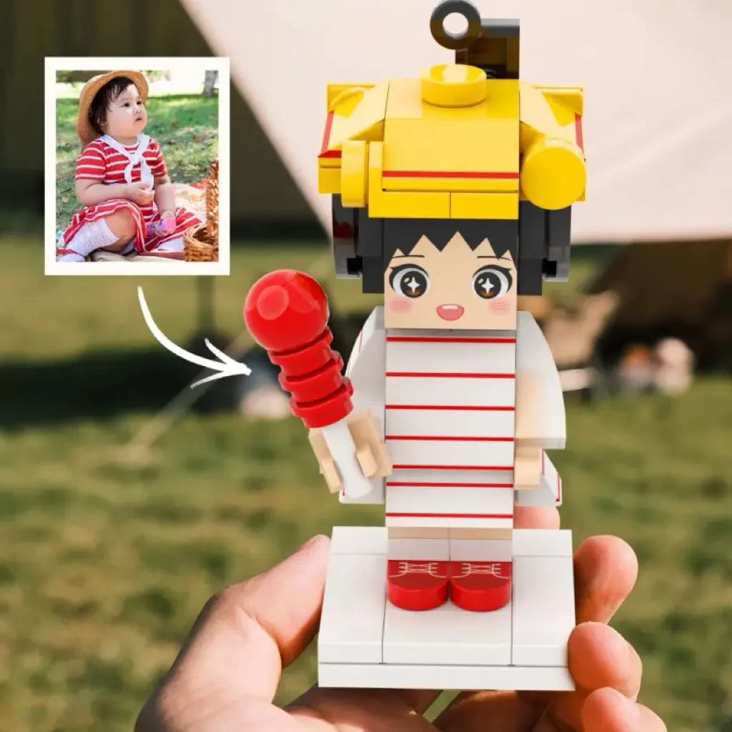 ForeverFig – Personalisierte Mini-Bausteinfigur als Schlüssel- oder Taschenanhänger