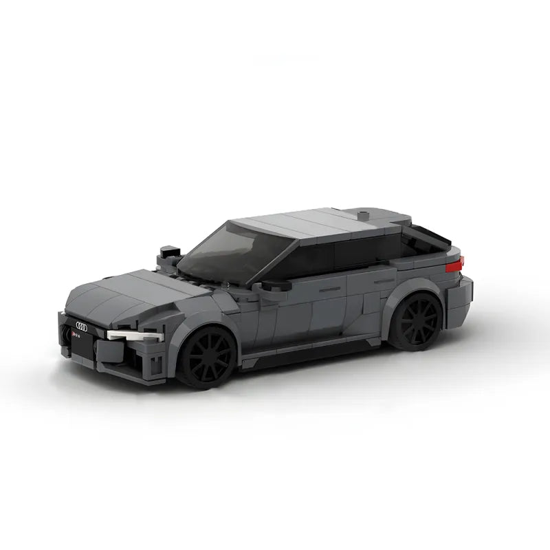 Creative racing car building block set – vehicle construction kit for car fans made from interlocking bricks