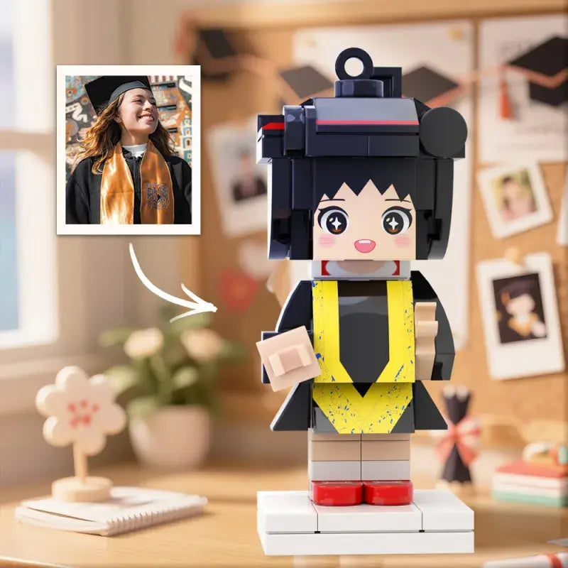 ForeverFig – Personalisierte Mini-Bausteinfigur als Schlüssel- oder Taschenanhänger