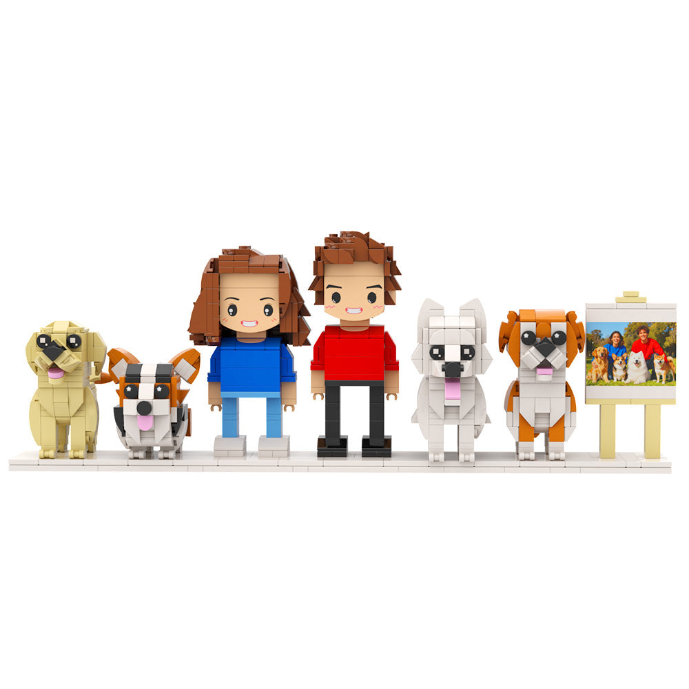 Two people. Four dogs. A framework filled with love.