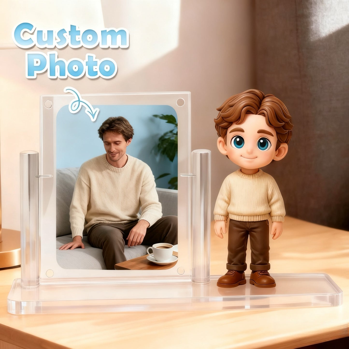 3D Mini Figur aus und mit Foto