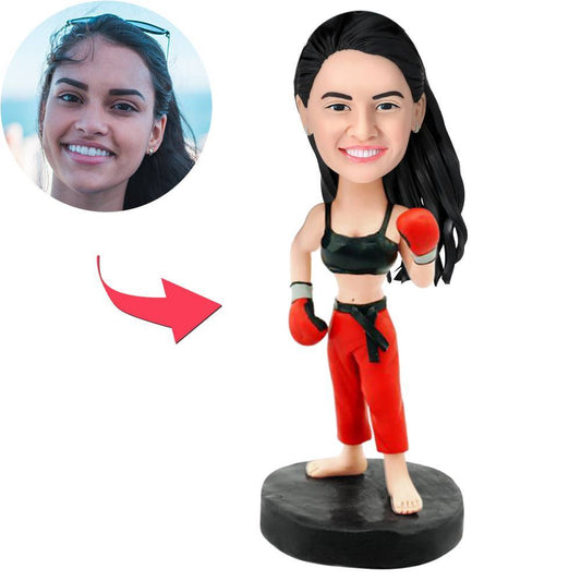 Personalisierte Boxerin Figur - stark, individuell, einzigartig