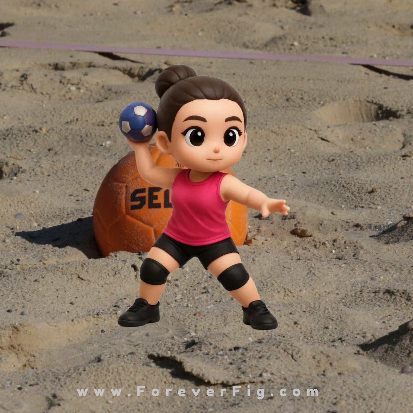 ForeverFig 3D Handball Minifigur – personalisiert in 8 cm oder 10 cm