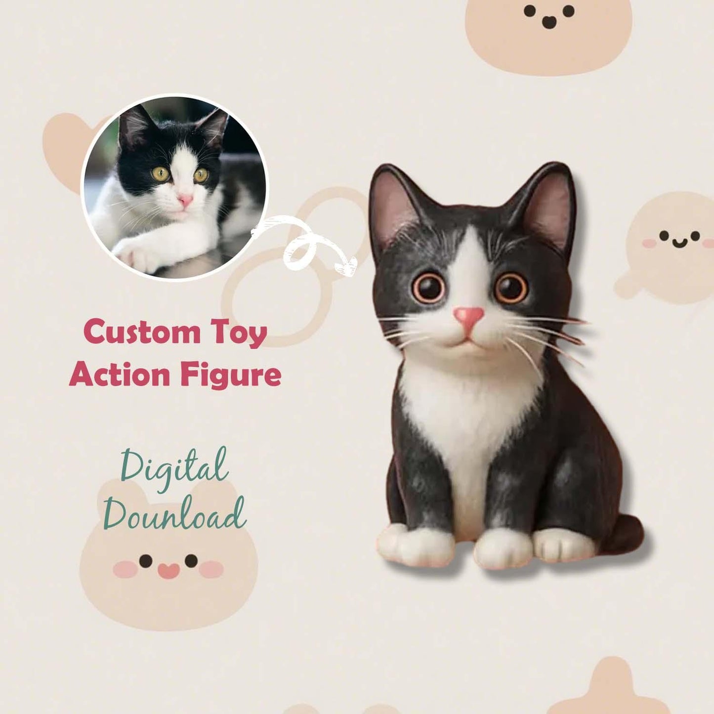Minifigura 3D personalizada: tu imagen como una pequeña figura para tu escritorio