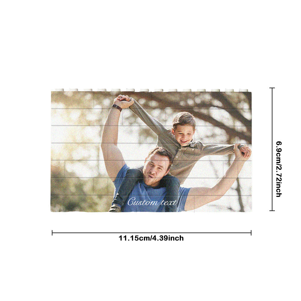Personalisierter Fotoblock aus Bausteinen – Personalisiertes Geschenk für Mama