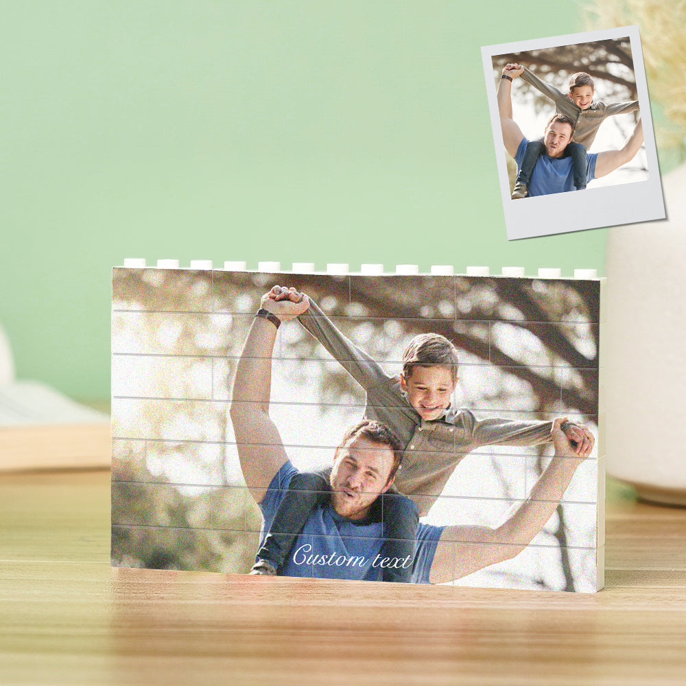 Personalisierter Fotoblock aus Bausteinen – Personalisiertes Geschenk für Mama