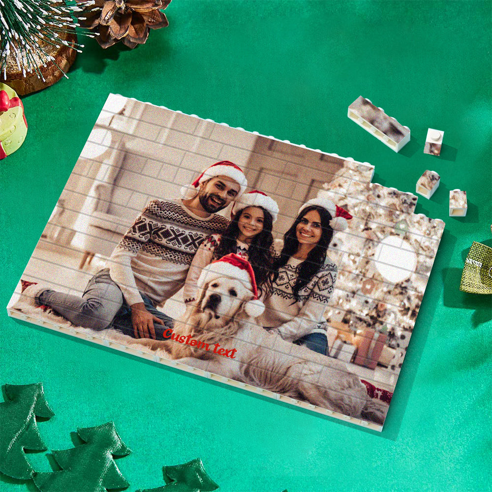 Personalisierter Fotoblock aus Bausteinen – Personalisiertes Geschenk für Mama