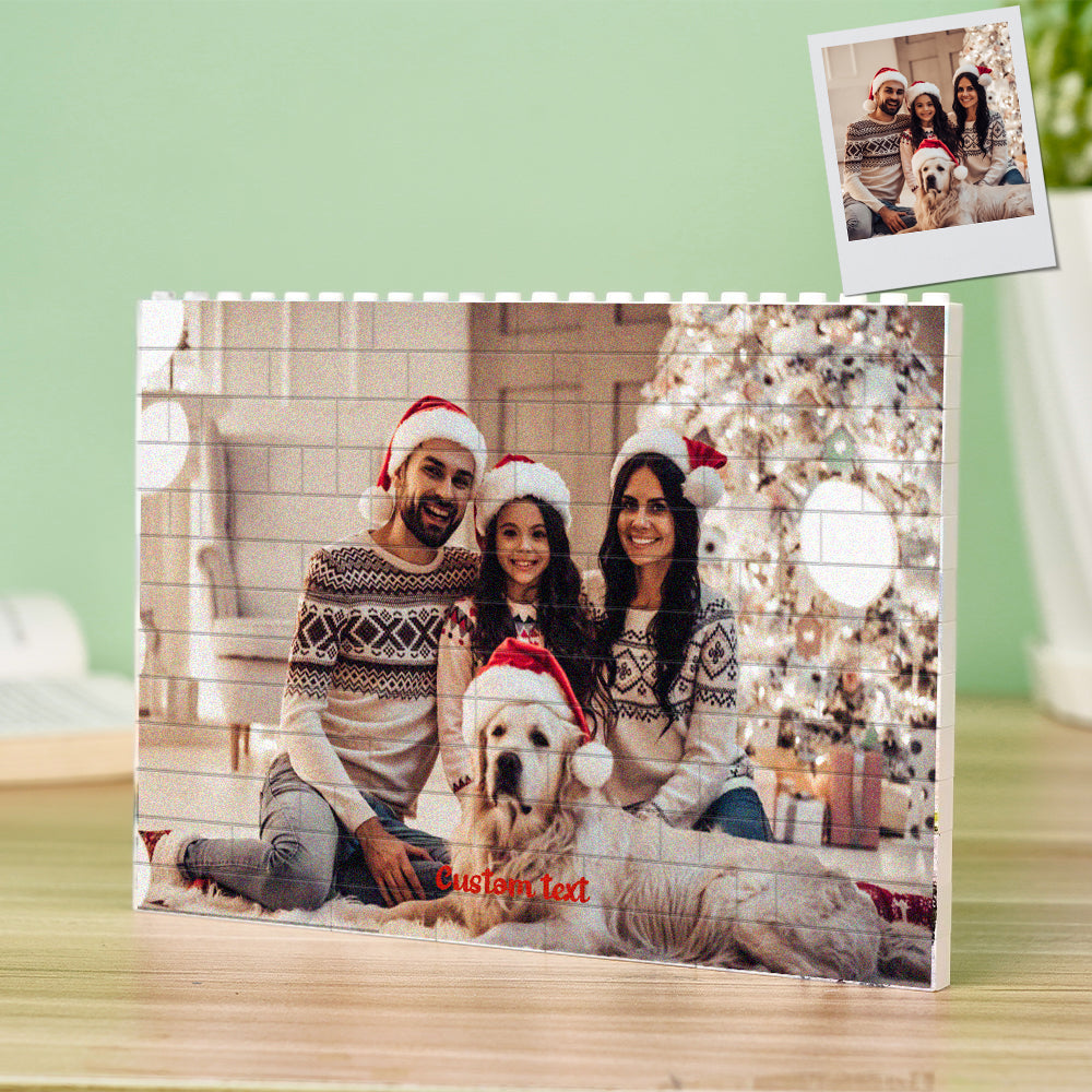 Personalisierter Fotoblock aus Bausteinen – Personalisiertes Geschenk für Mama