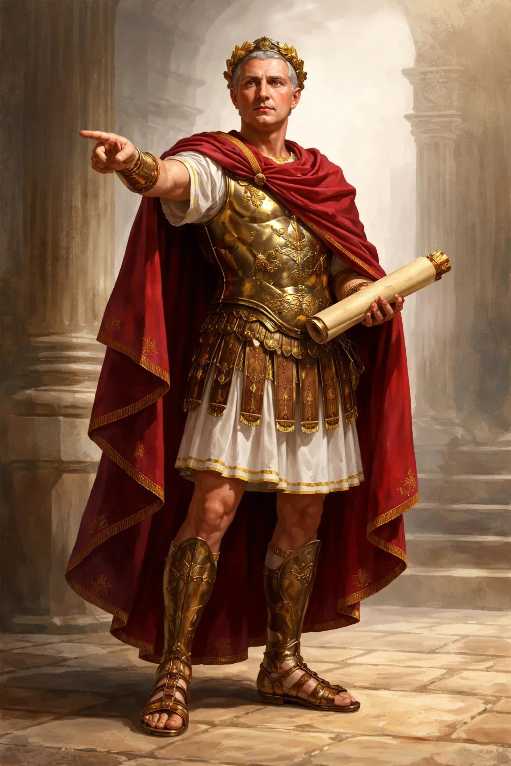 ForeverFig – Julius Caesar personalisierte 3D-Figur - ForeverFig