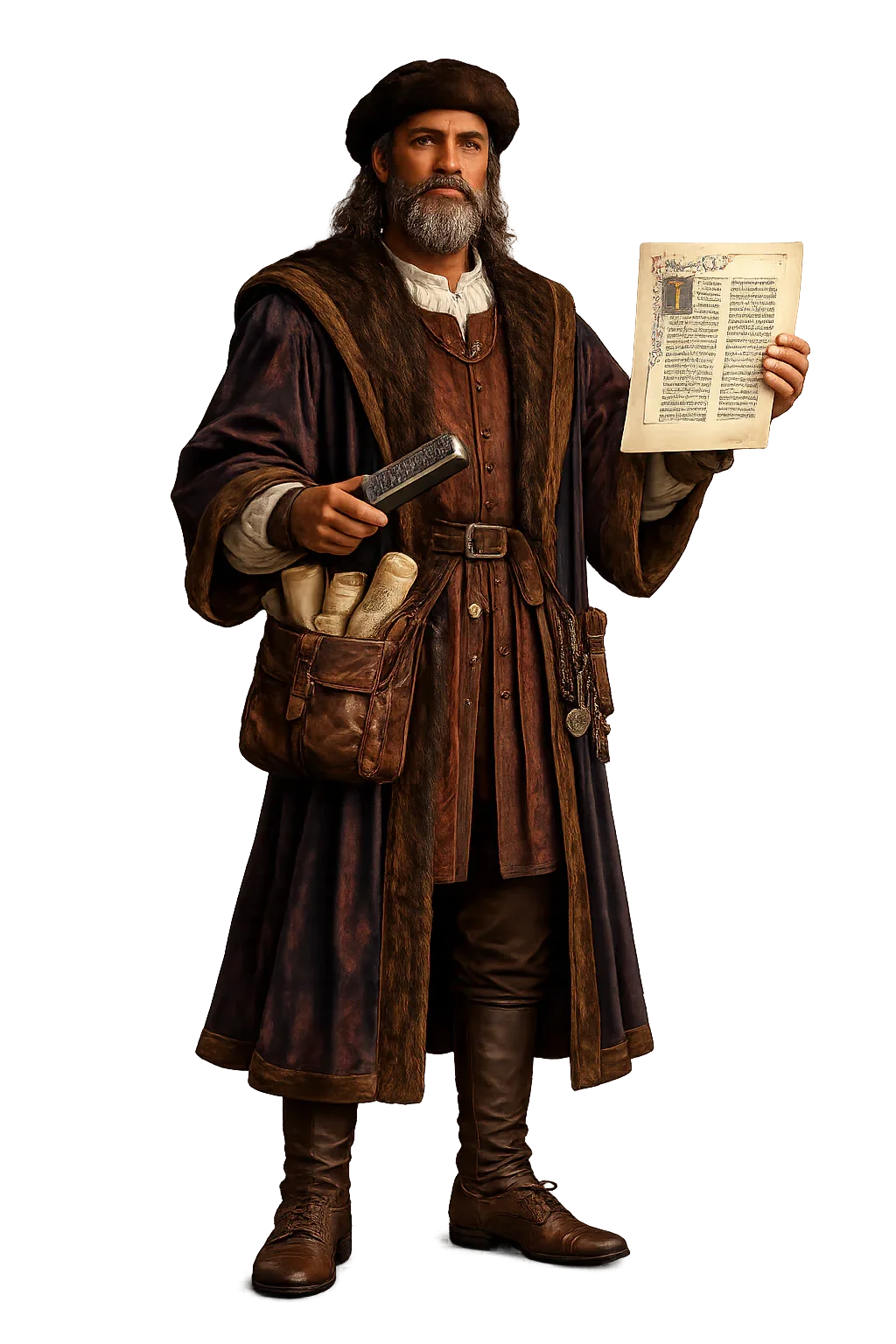 ForeverFig – Johannes Gutenberg Figur - ForeverFig