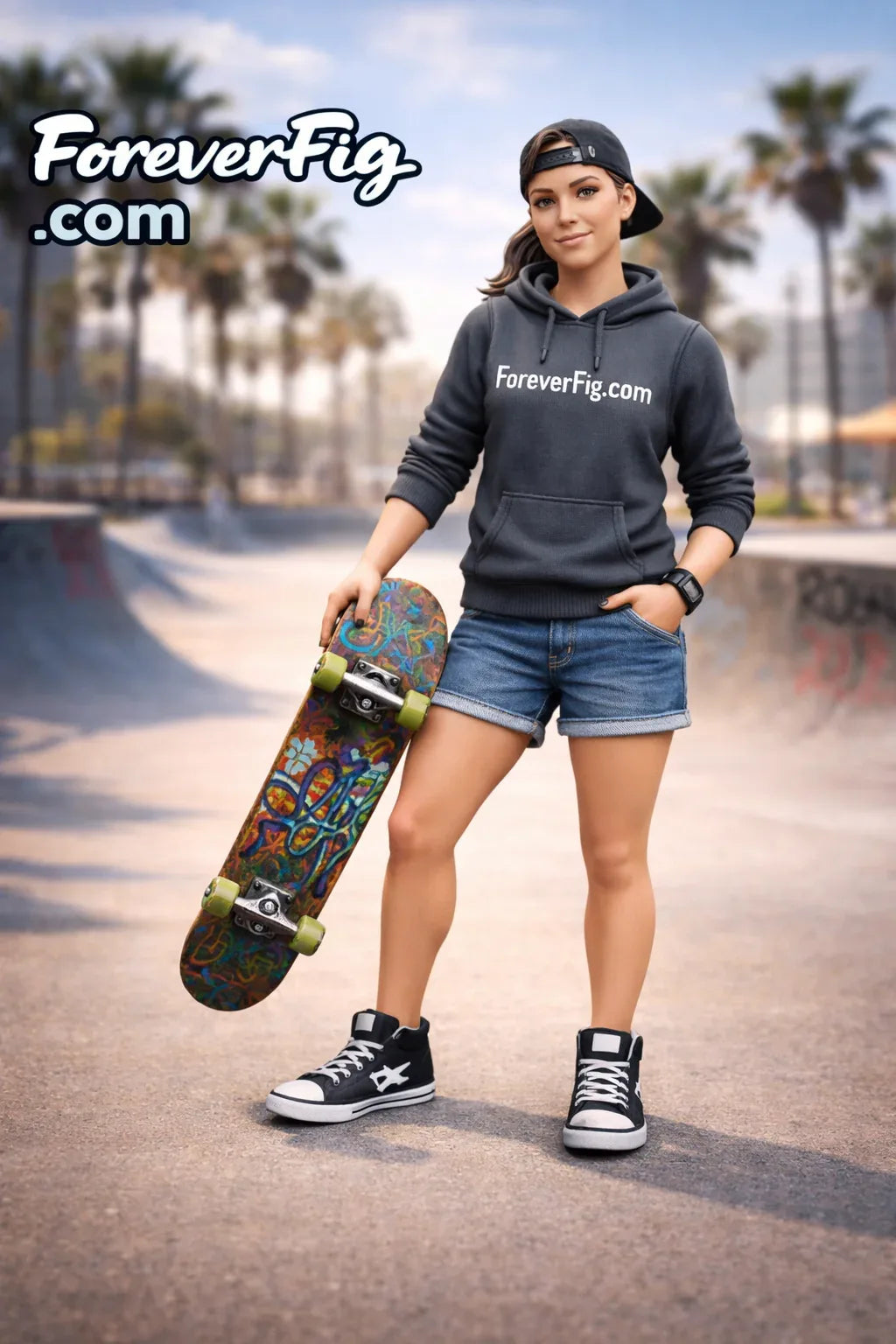 ForeverFig – Skater Figur (3D Druck) - ForeverFig