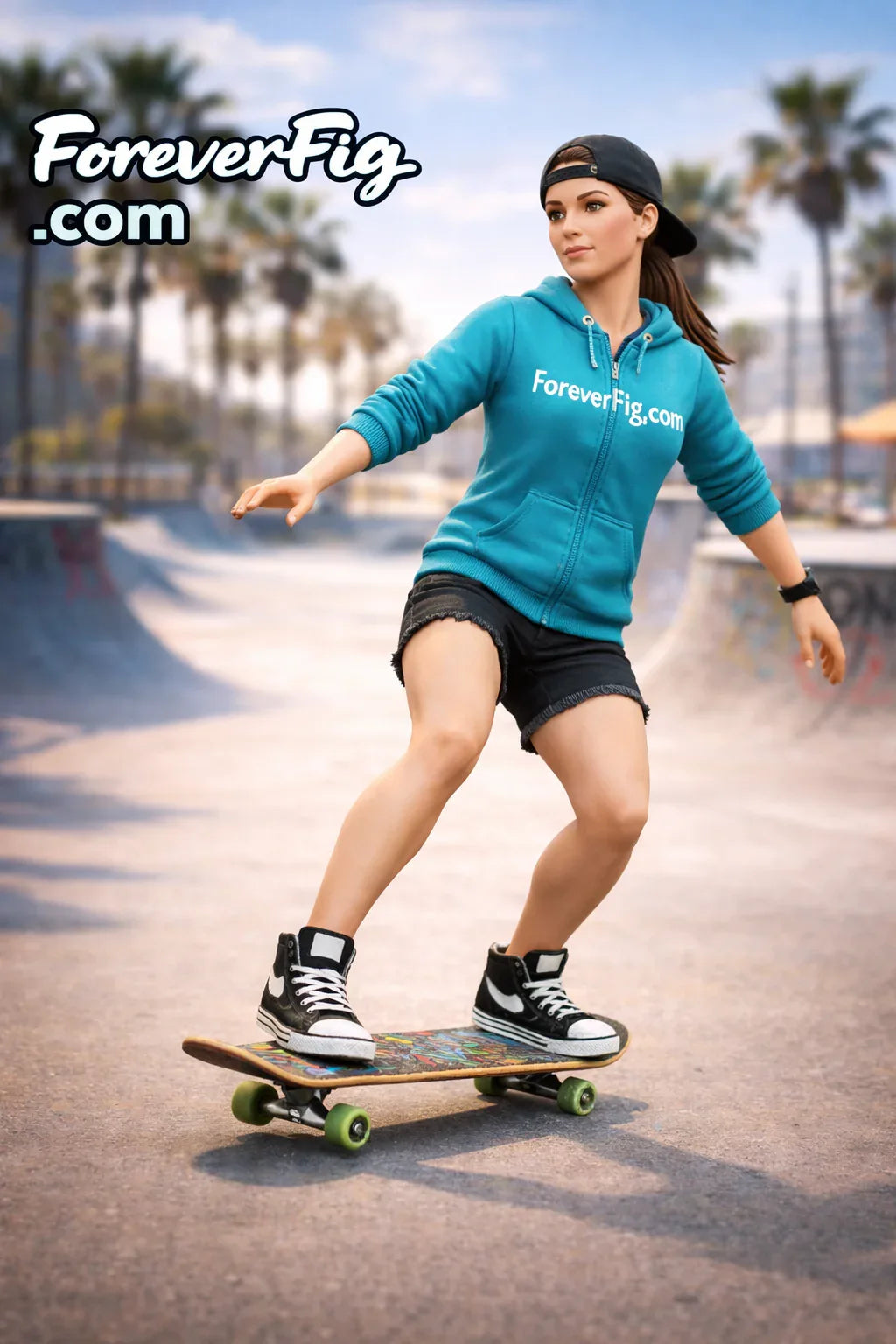 ForeverFig – Skater Figur (3D Druck) - ForeverFig