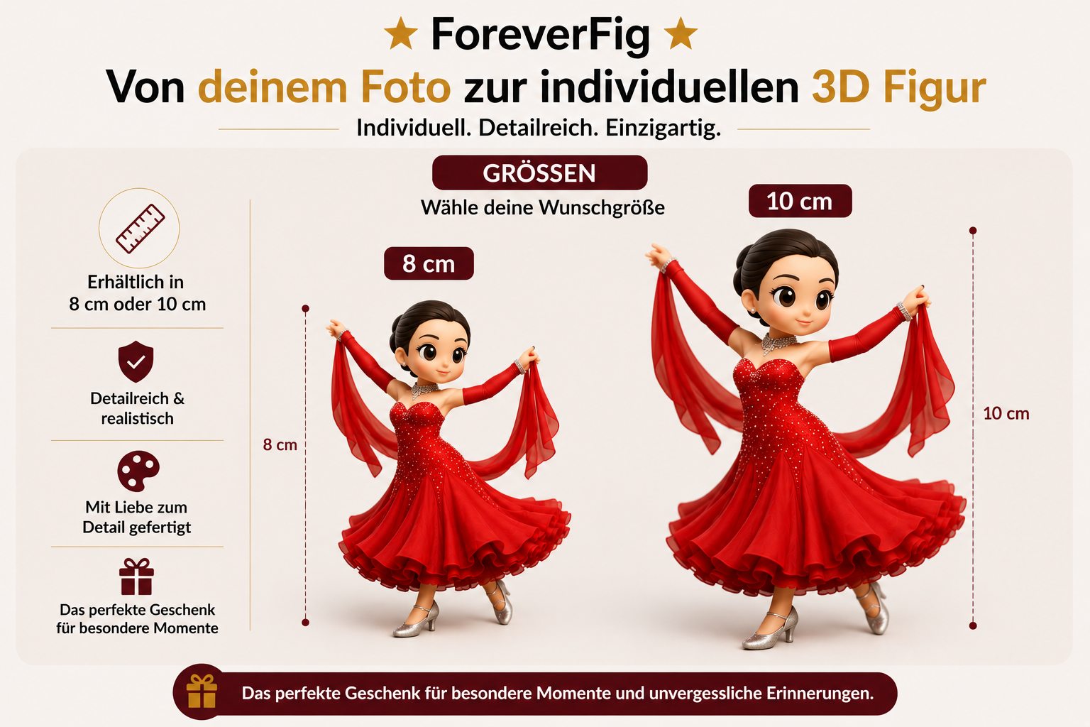 ForeverFig – Tanz Figur (3D Druck) - ForeverFig