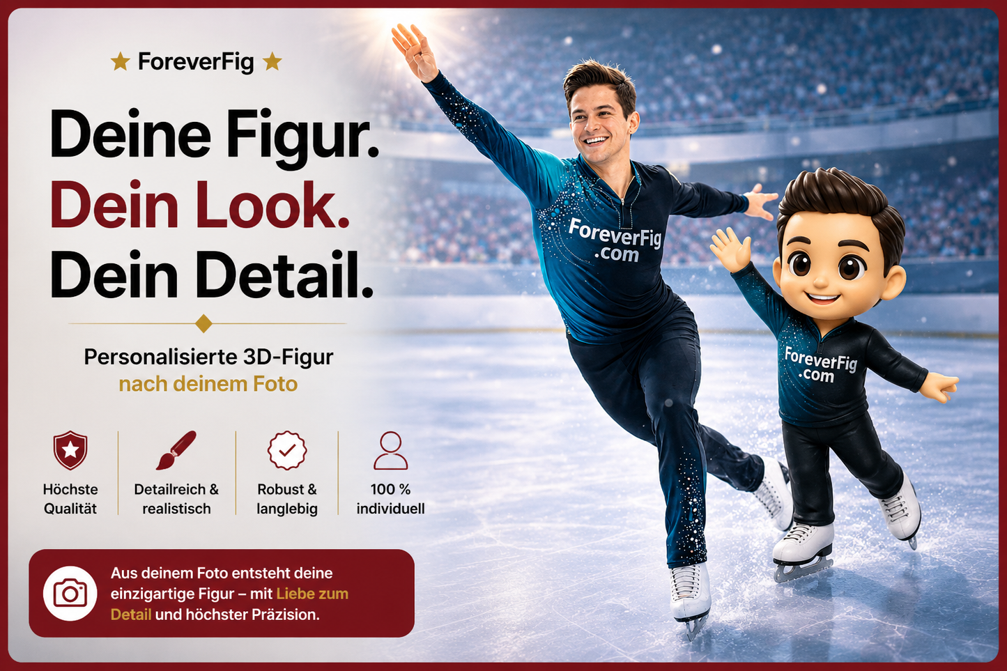 ForeverFig – Wintersport Figur (3D Druck) - ForeverFig