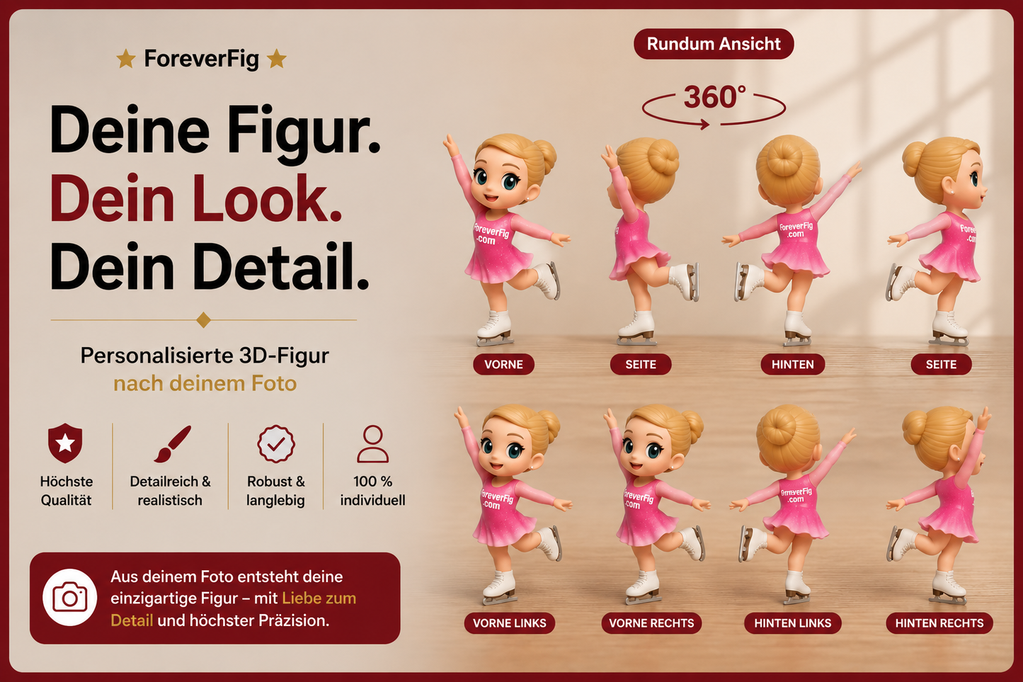 ForeverFig – Wintersport Figur (3D Druck) - ForeverFig