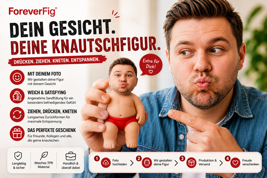 ForeverFig personalisierte Knautschfigur mit Foto - ForeverFig