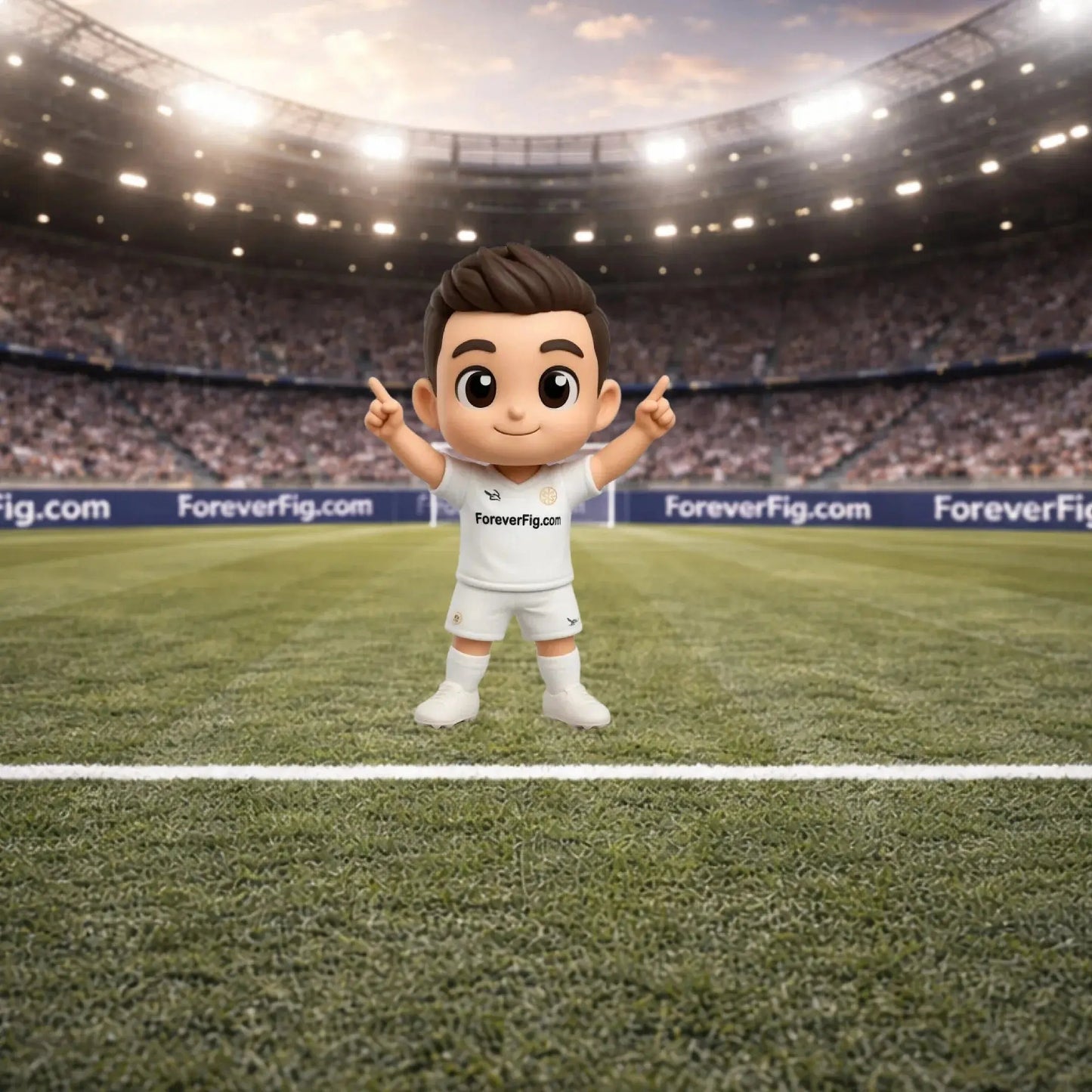 ForeverFig 3D-Fußball-Minifigur – personalisiert in 8 cm oder 10 cm - ForeverFig